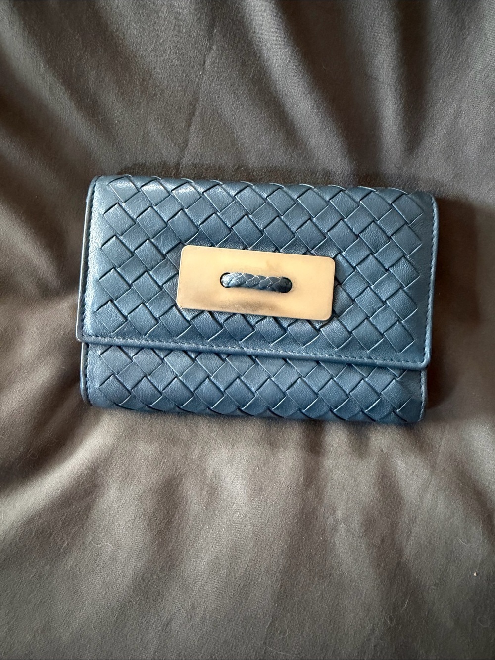 Bottega Veneta Intrecciato Leather Compact Wallet